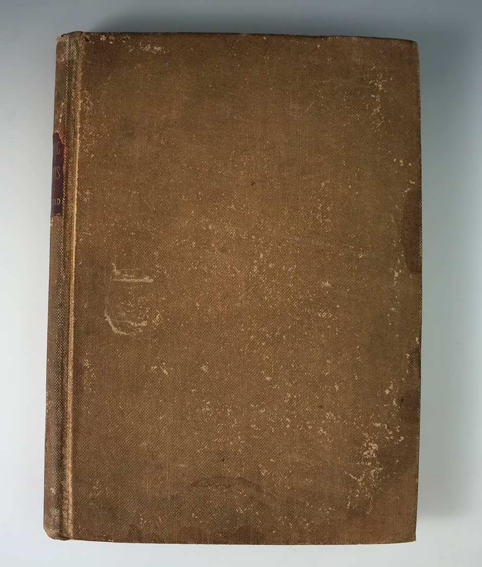 Hardcover book: "Prehistoric Implements" by Warren K. Moorehead.  First Edition (only 2,050).