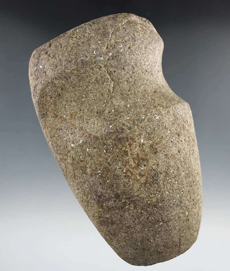 5 1/2" Long 3/4 Groove Axe found in Darke Co., Ohio.