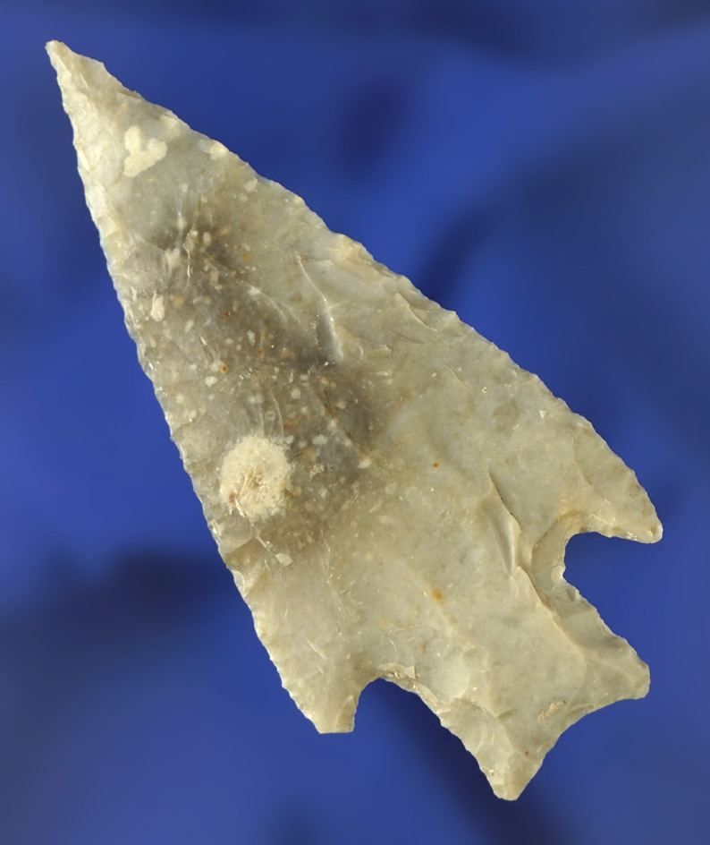 Well styled 2 13/16" Uvalde point found in Texas.