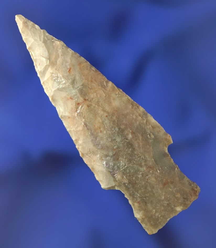 2 11/16" Lang point found in Texas.