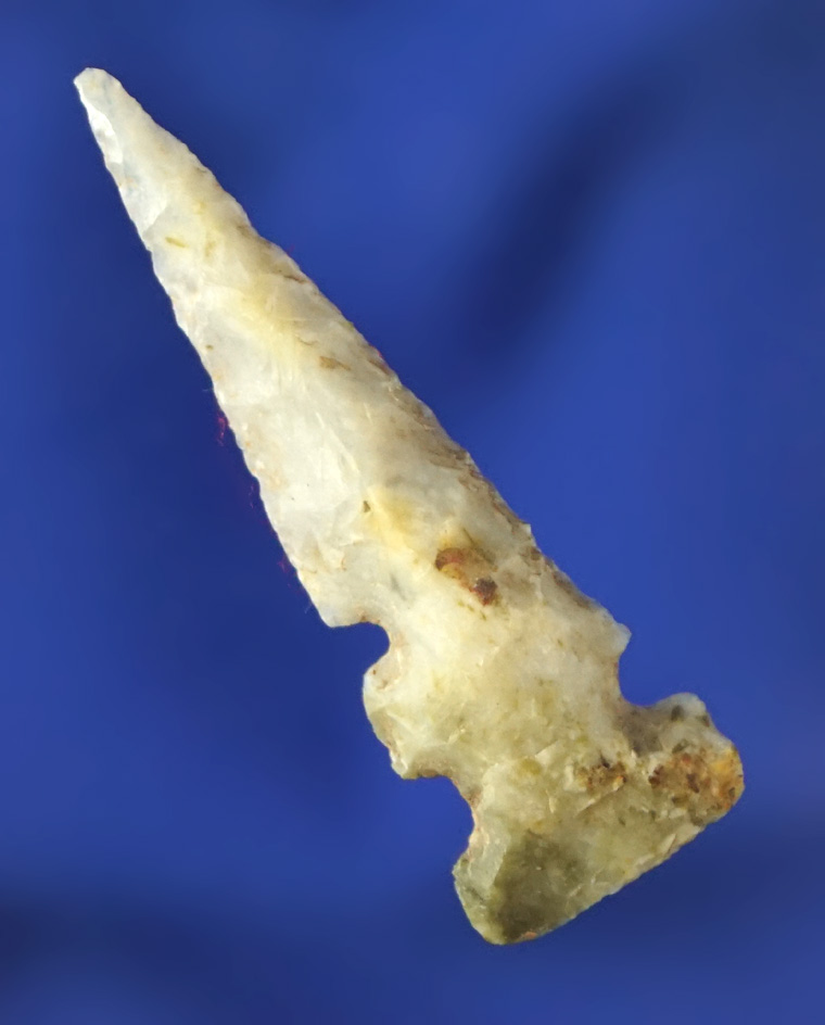 Uniquely styled Tri-notched arrowhead that is 1 5/16" long found in the southwestern U. S.
