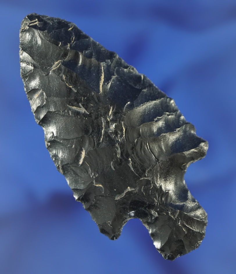 Rare style 2 11/16" Kelsey Creek Barbed found in the Lake//Harney County Oregon area. Bennett COA.