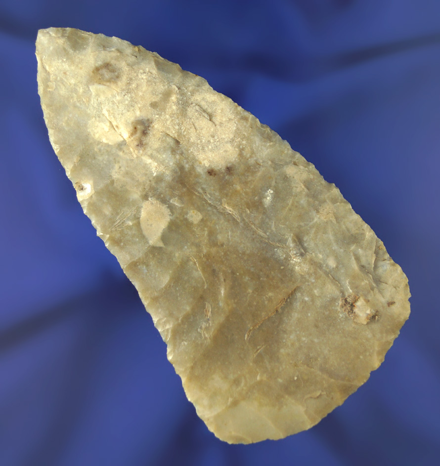 Nice Blade! 3 7/8" Covington blade - nicely patinated with good mineral deposits on surface. Texas.