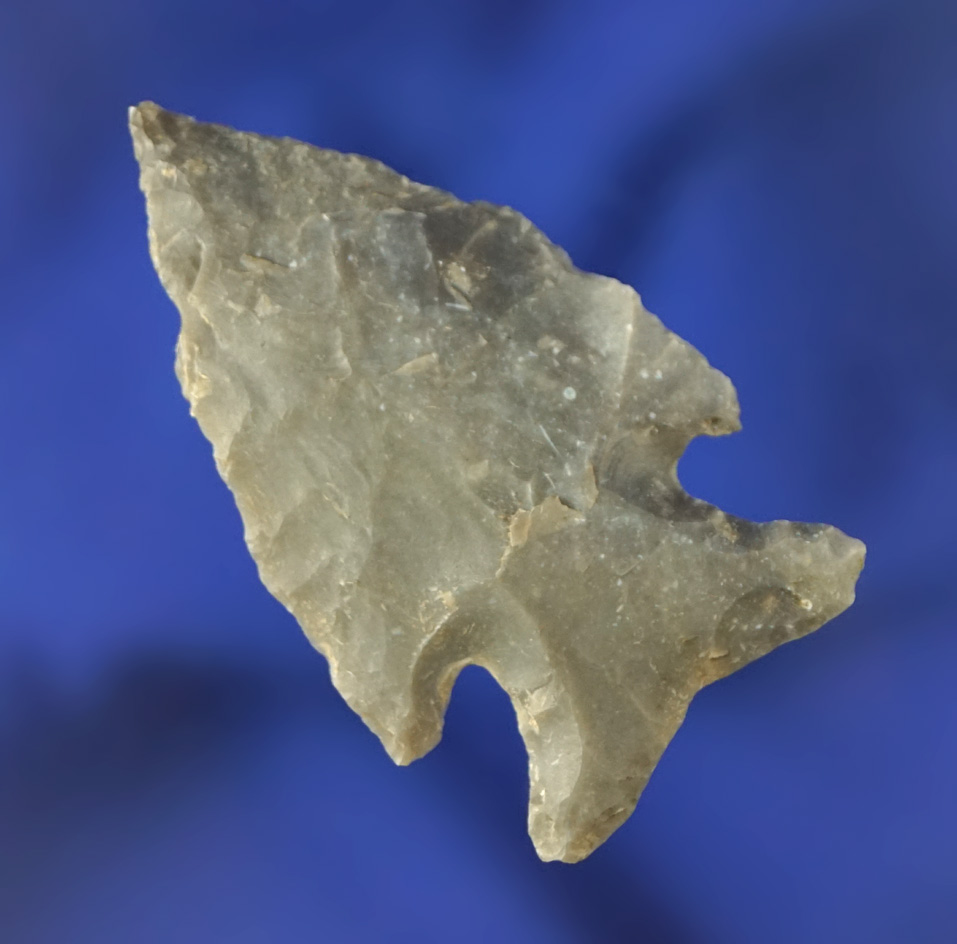 1 11/16" nicely styled point found in Texas.