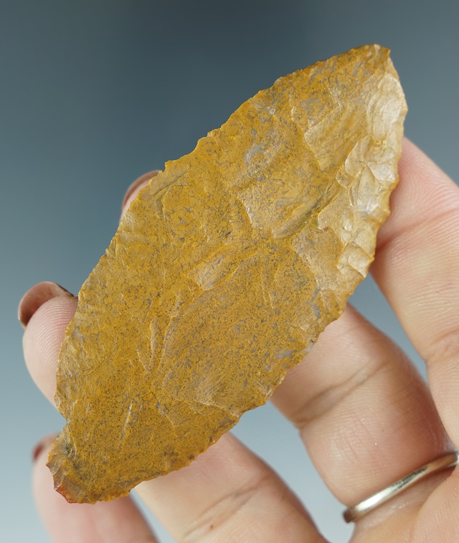 3" Blade made from beautiful Jasper found in Oregon.