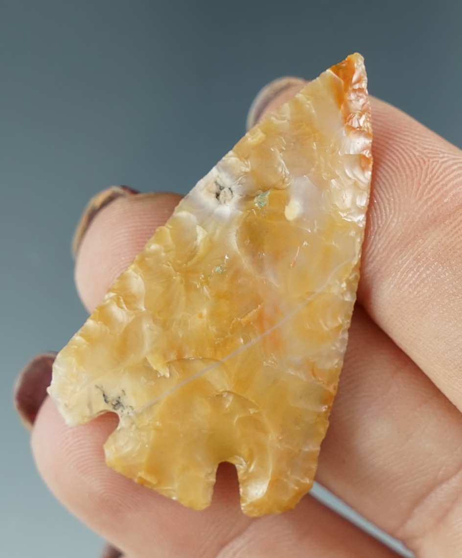 Truly exceptional 1 3/4" Quilomene Bar made from beautiful multi-colored Agate - Washington.