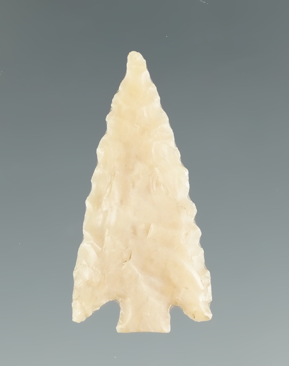 1 1/16" Columbia Plateau made from attractive Chalcedony. Found near the Columbia River, OR.