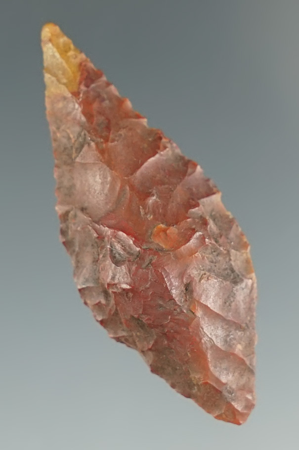 1 9/16" Leaf Point made from Jasper found near the Columbia River.