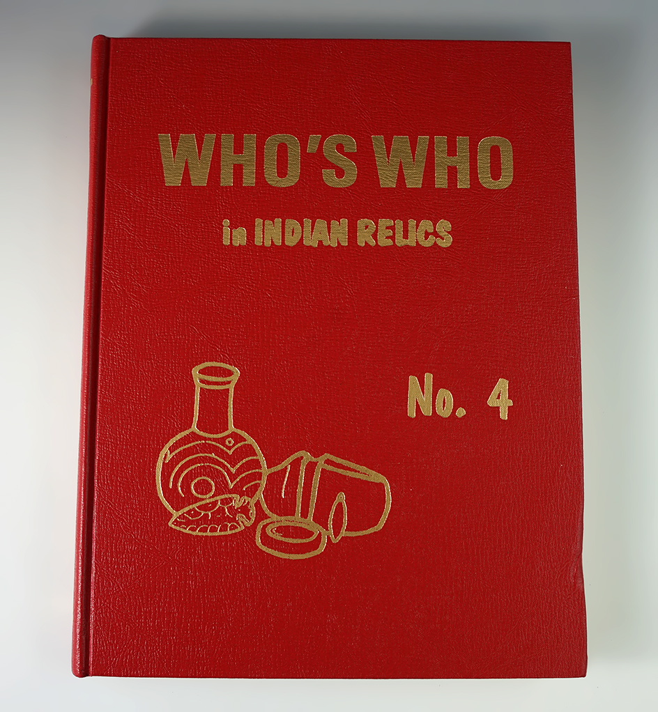 Hardcover book Who's Who in Indian relics #4, ( this is the bright red cover edition).
