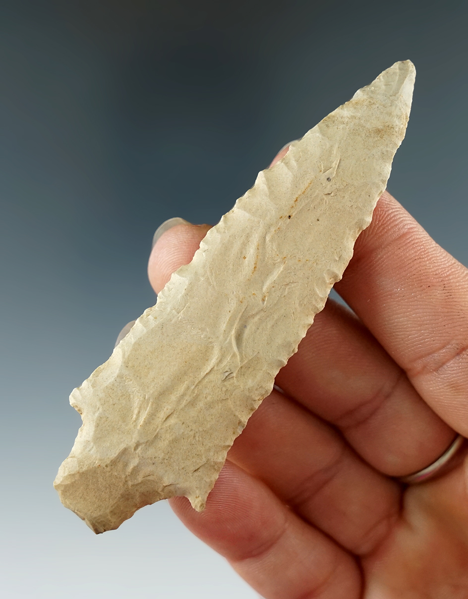 3 3/8" Gary found in Grayson Co., Texas. Comes with a Rogers COA.