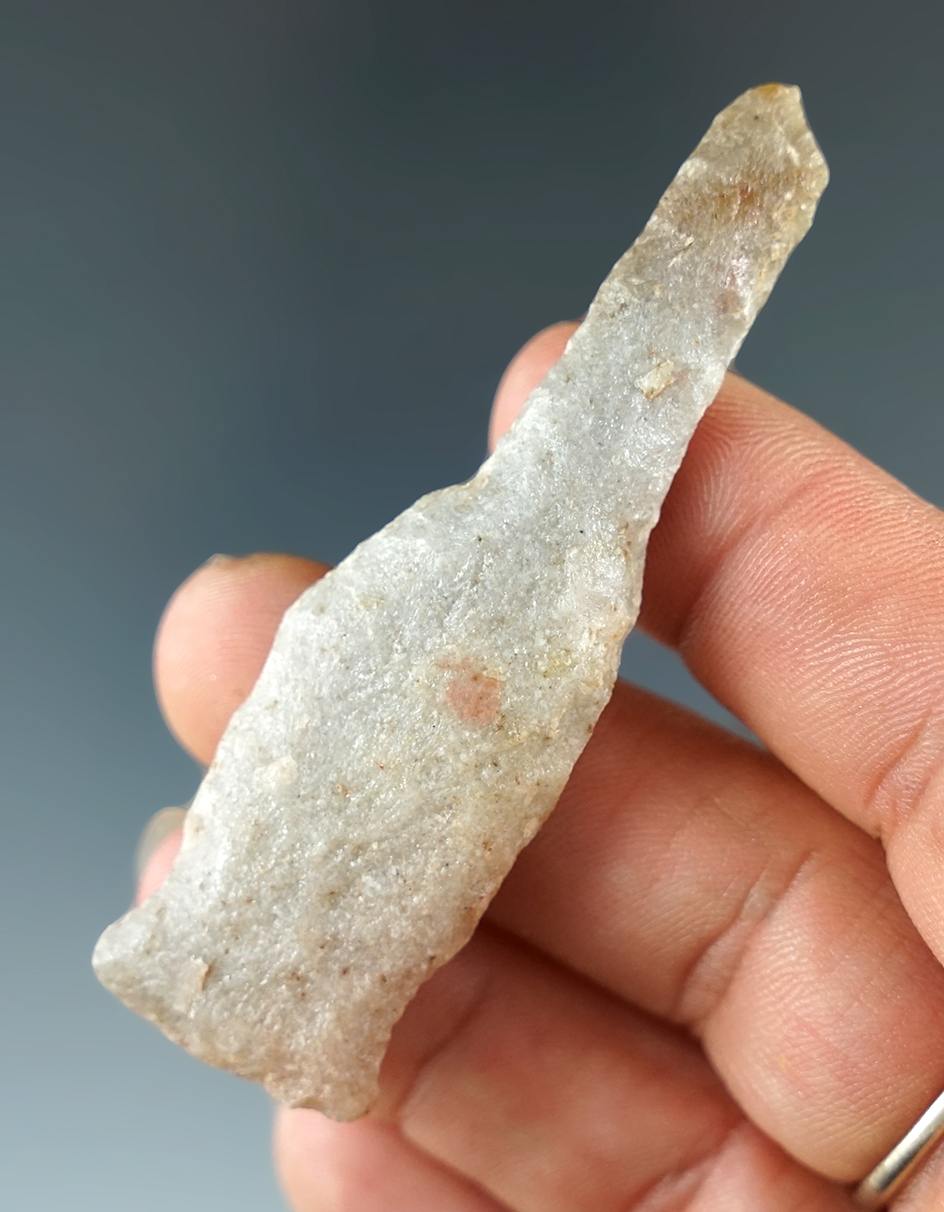 2 11/16" Quartz Drill found in the High Plains region.