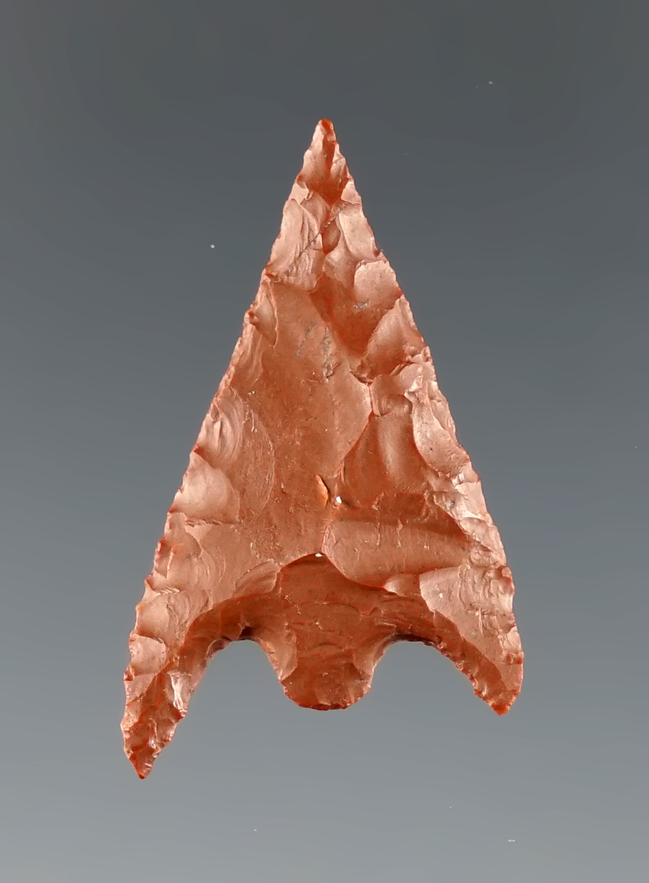 1 1/8" Gunther made from brown Jasper found in southern Oregon.