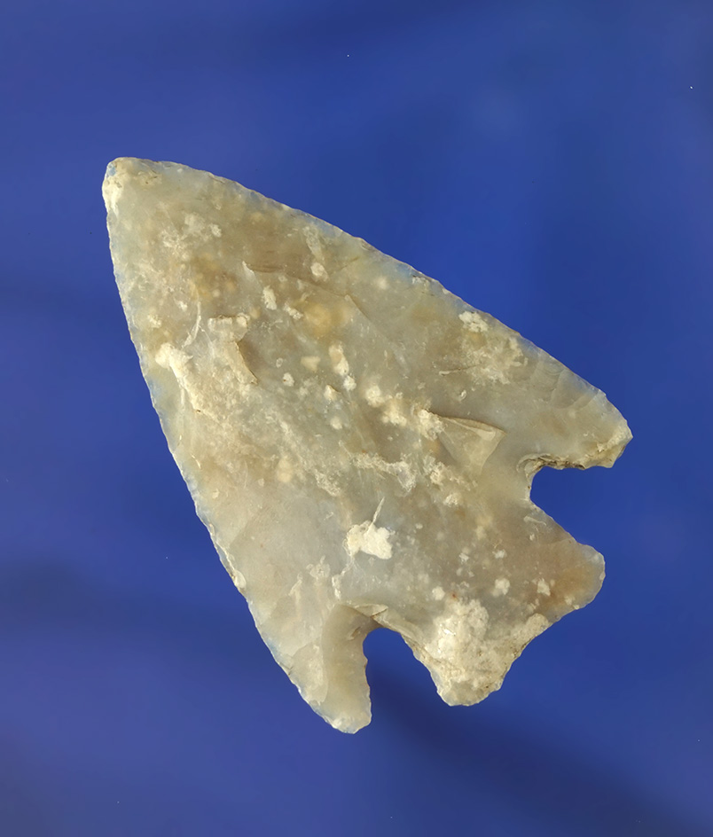 2 1/4" Castroville - highly translucent quality Flint in very good condition found in Texas.