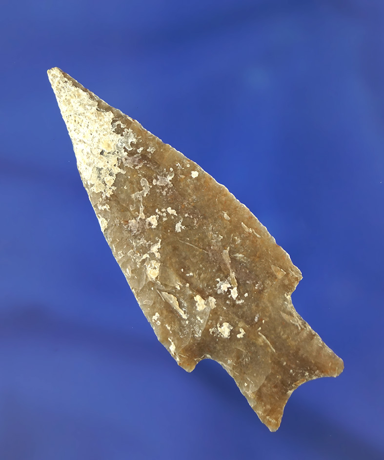 2 7/8" nicely patinated Uvalde with good mineral deposits on surface found in Texas.