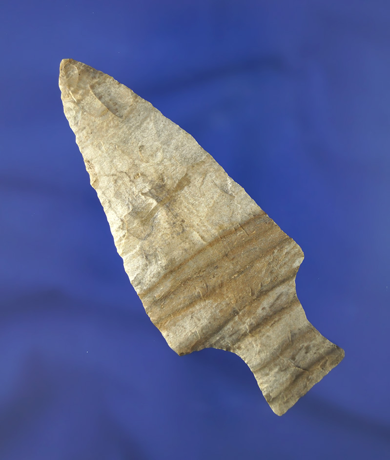 3 13/16" Ashtabula made from Coshocton Flint, found in Medina Co., Ohio. Bennett COA.