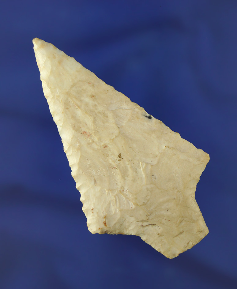 Ex. Townsend! Thin & nicely flaked 3 7/16" Dickson point found in Missouri. Ex.  Earl Townsend.