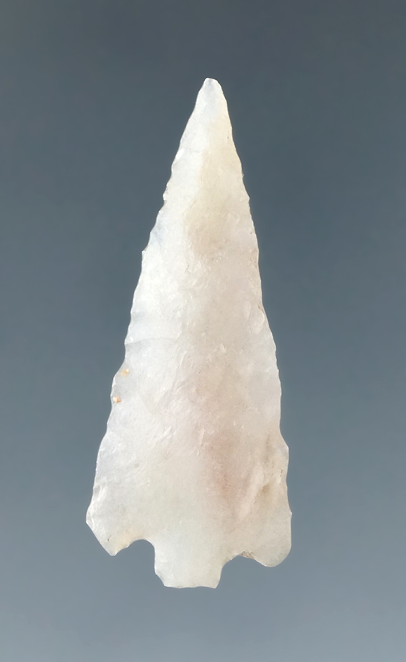1 3/8" Translucent Chalcedony Gempoint found in Oregon. Ex. Gordon Erspamer, Geinger Collections.