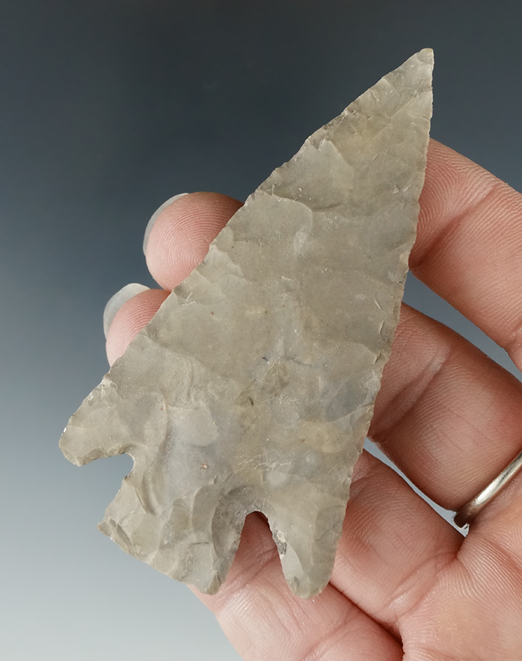 Ex. Museum! 3 1/8" Castroville with heavy mineral deposits on surface, found in Texas.