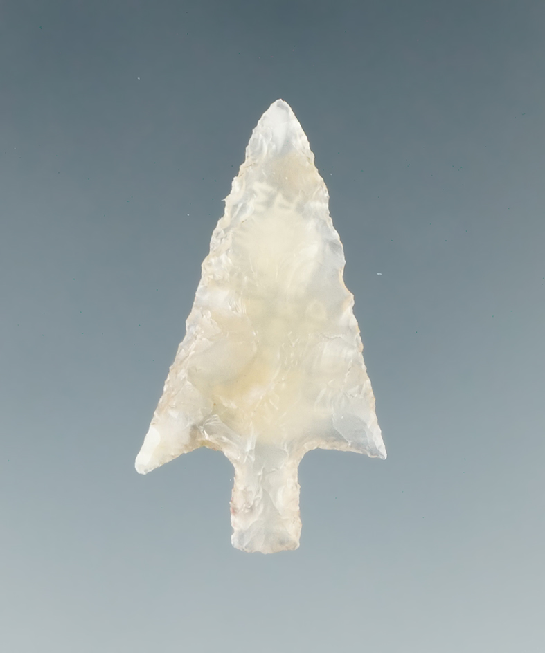 1 1/16" Wallula found near the mouth of the Deschutes River Sherman County Oregon in 1951.