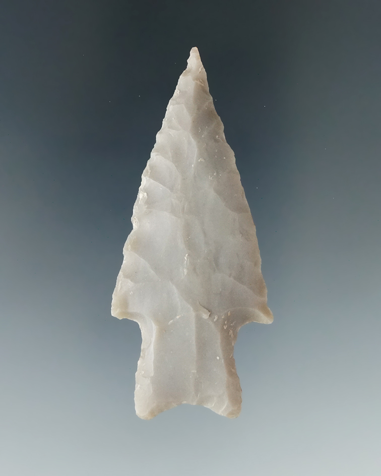 Ex. Museum! Nicely flaked 2 9/16" Uvalde point found in Texas.