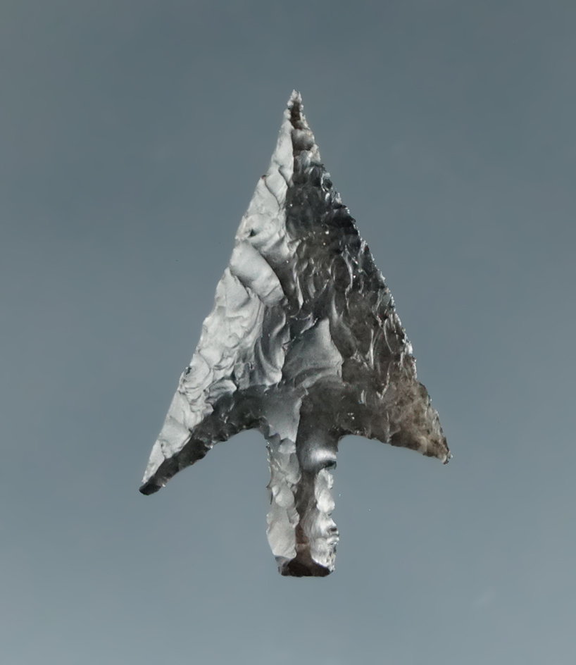 Very well styled 7/8" Wallula found near the Deschutes River, Sherman Co., Oregon.