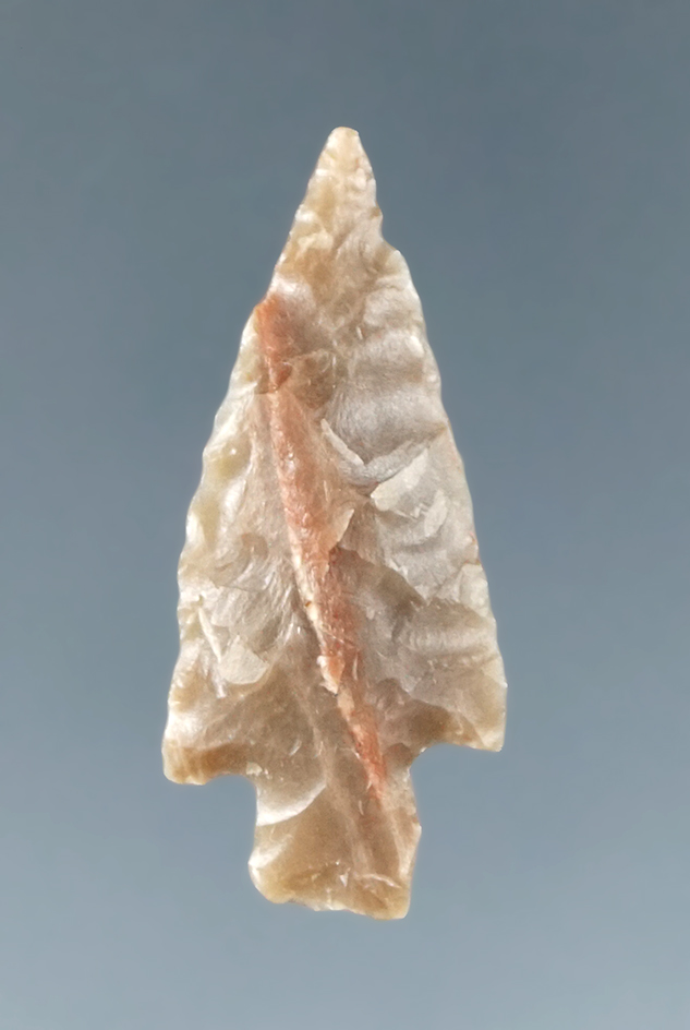 1 1/16" Columbia River arrowhead found by Dewey Schmid prior to 1950 near the Columbia River.