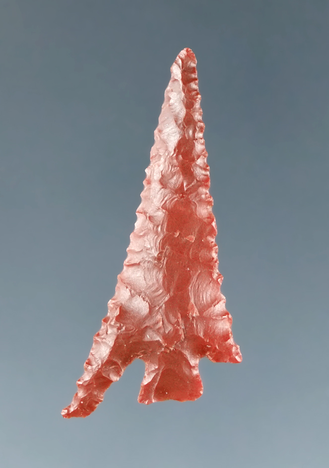 1 3/16" Columbia Plateau made from beautiful red Agate.