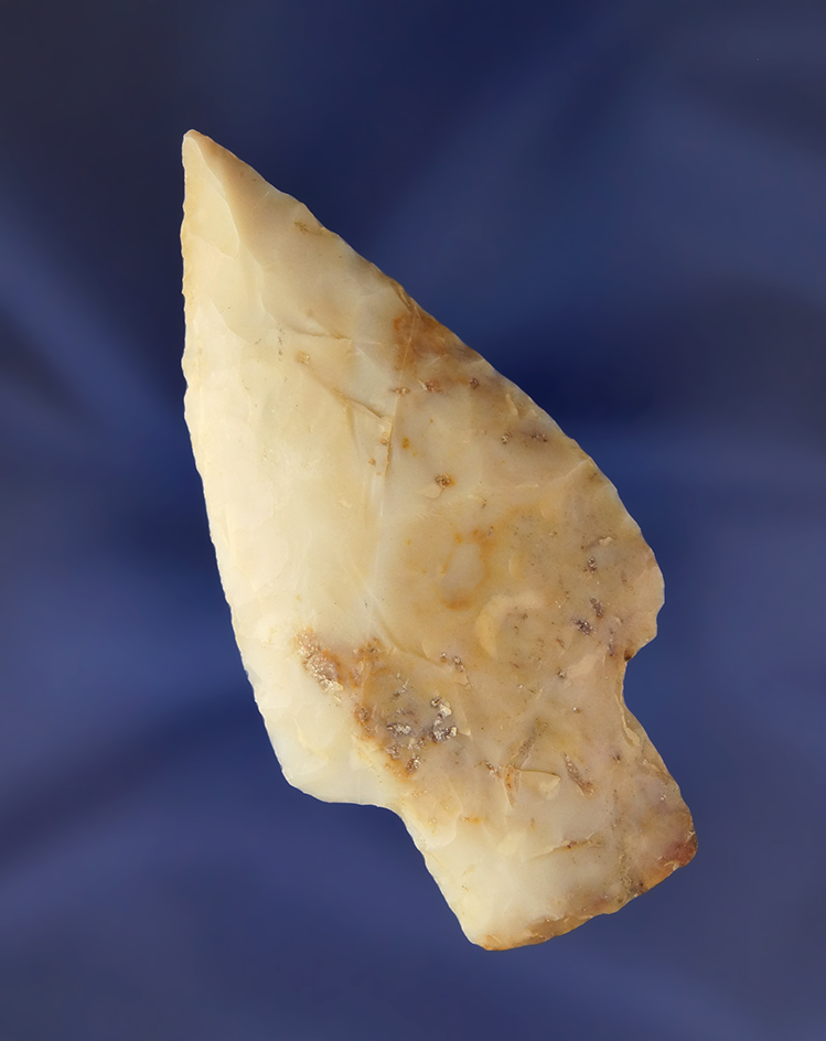 Exceptional 3" Flint Ridge Flint Late Adena found in Ohio.