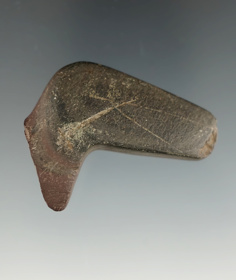 2" Broken Birdstone Head. Illinois. Ex. Tom Browner, Pat Osary, Davis, Mitch Lewis. Davis COA.