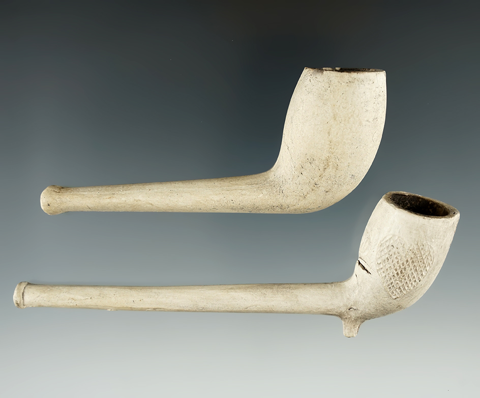 Nice pair of Old Tavern Pipes collected by A.D. Strosnider in the early 1900's. Ex. Len Weidner.