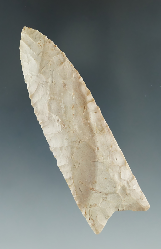 3 7/16" Paleo Clovis found in Lewis Co. Kentucky. Comes with a Stermer COA.