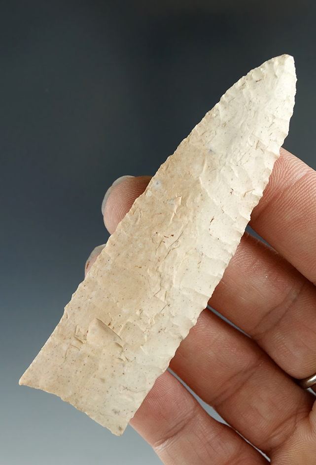 Thin, rare and nice! 3 5/16" Holland - Dunklin Co. Missouri. Ex. David Menz collection. Rogers COA.