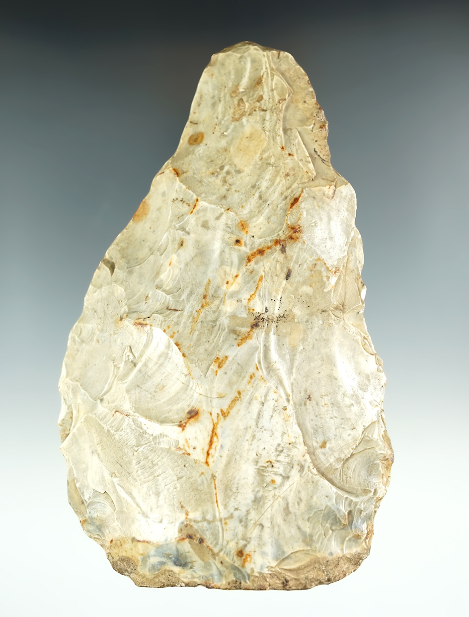 Ex. Moorehead! 5 3/4" Mousterien Hand Axe found near Brussels, Belgium.