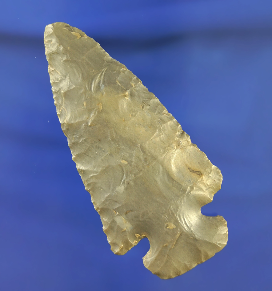 3 1/16" Hornstone Dovetail found in Ohio. Comes with a Bennett COA.