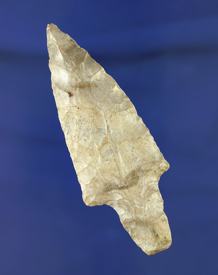 3 3/8" long Stemmed Adena found in Ross Co., Ohio.