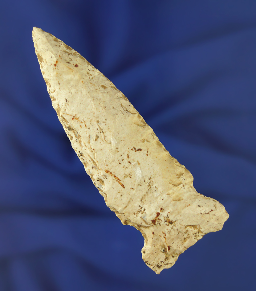 3 5/16" Oceola found in Illinois that was glued to a felt board.