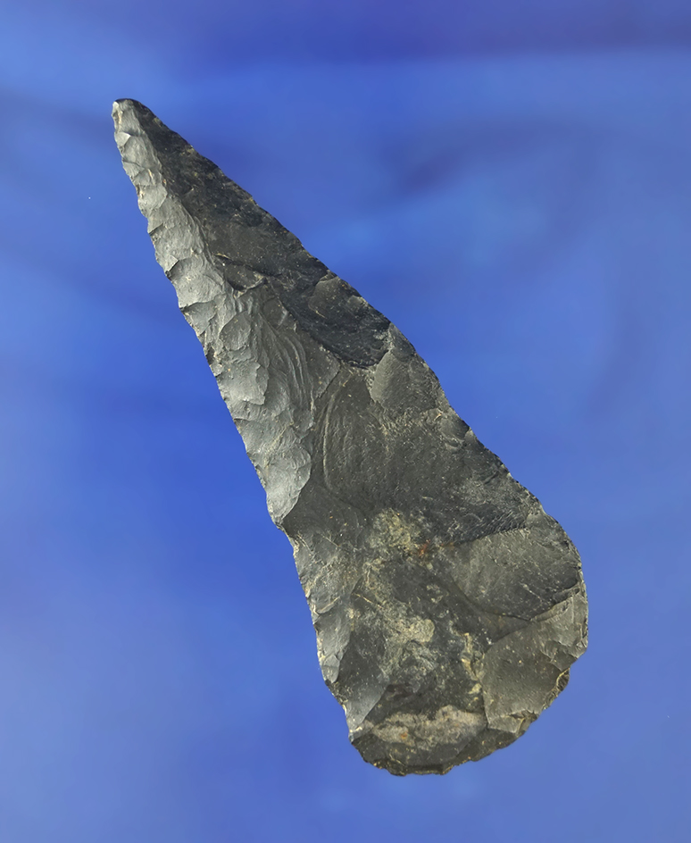 Paleo Knife found in Scioto Co., Ohio. Ex. Randy Hancock collection. Made from Coshocton Flint.