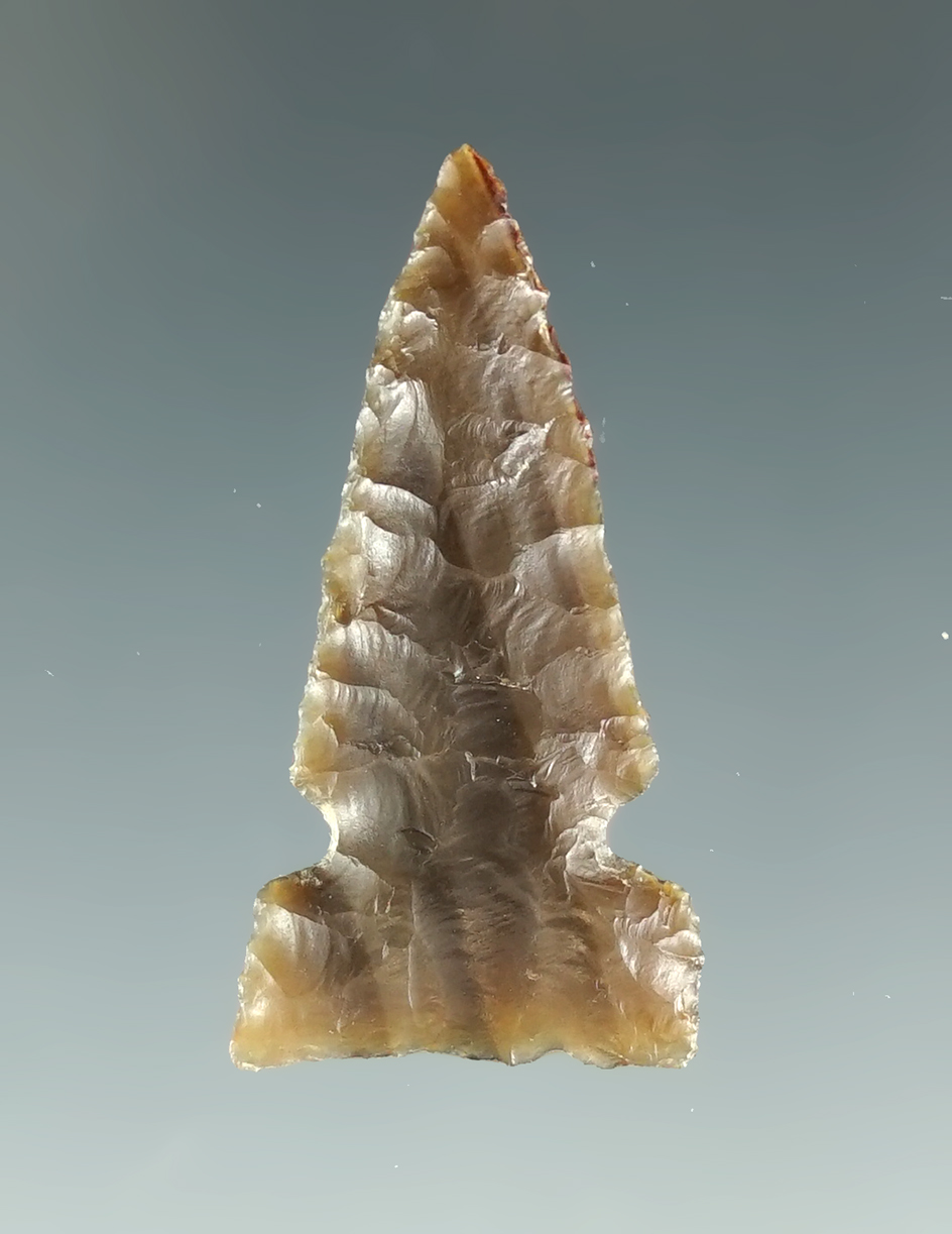 1 1/8" Desert Sidenotch made from beautifully striped Agate found near the Columbia River.