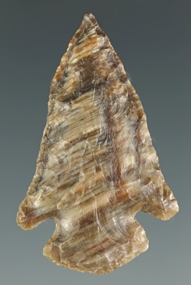 1 3/8" Marybelle made from beautifully banded petrified wood found in Washington.
