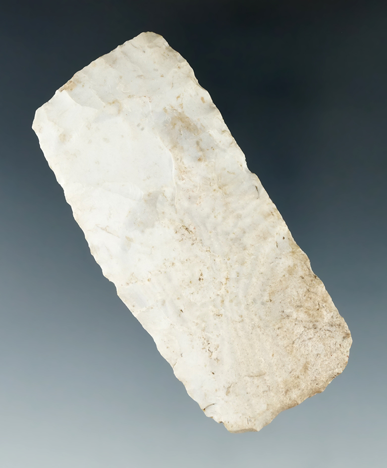 Excellent example! 3 1/8" Paleo Square Knife made from Burlington chert found in Illinois.
