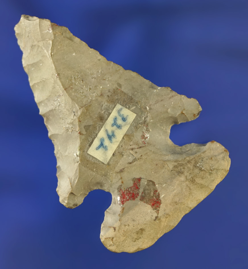 2 5/16" Archaic Thebes Bevel found in Clark Co.,  Ohio. Ex. Norm Kley.