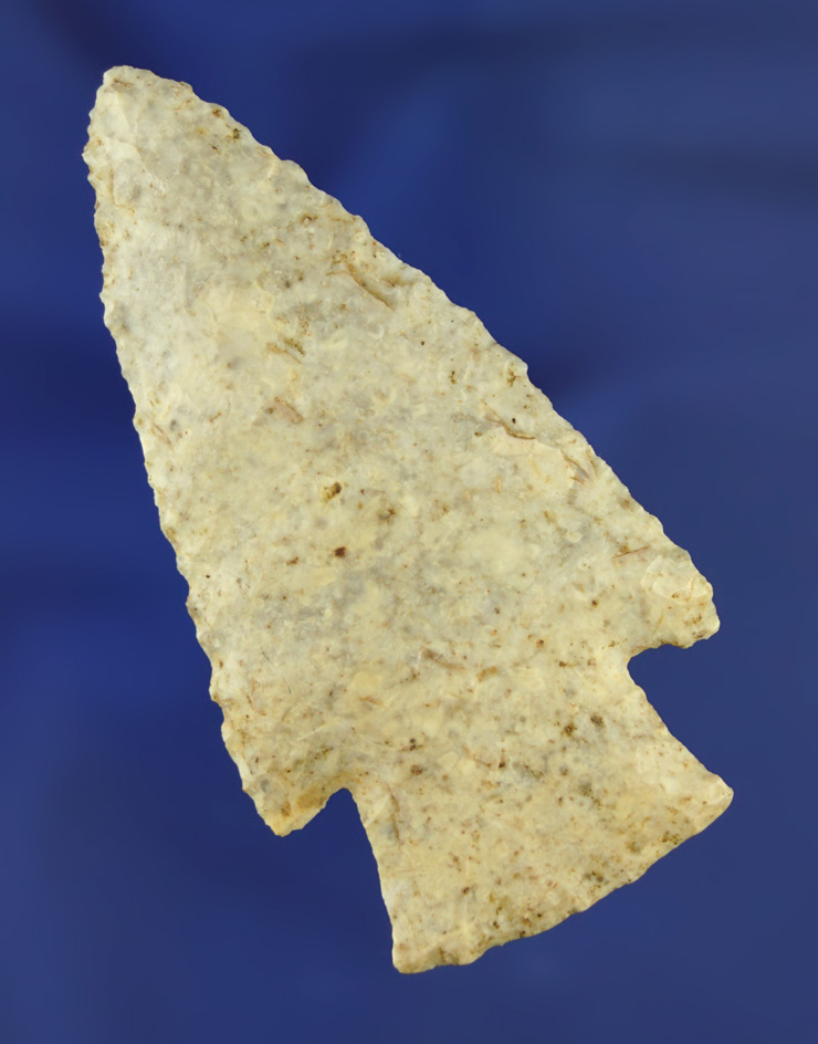 2 7/8" nicely patinated Hardin found in Howard Co.,  Missouri east of Glasgow in 1985.