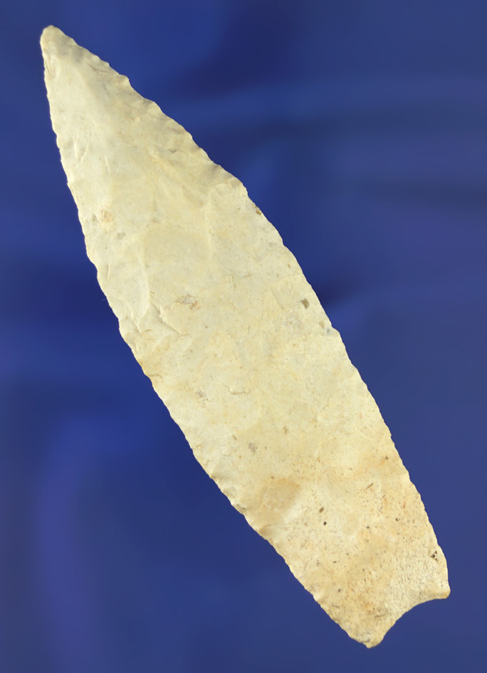 4 9/16" Sedalia found near Blackwater, Cooper Co.,  Missouri. Ex. Copeland.   Bennett COA.