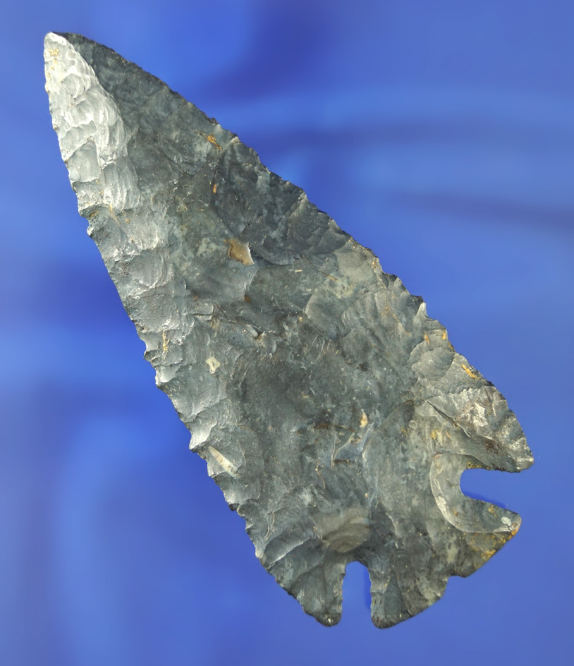 4 1/8" Notched Base Dovetail with restoration to the ears and a ding to the blade edge -  Ohio.