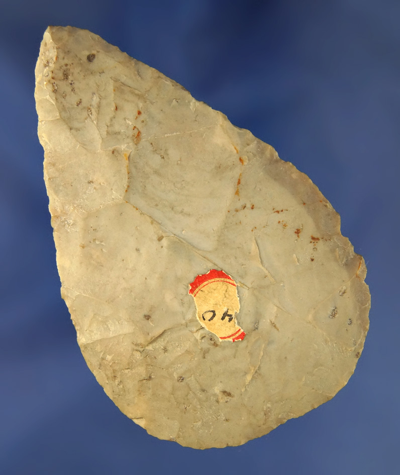 3 5/16" Adena Blade - Flint Ridge Flint that was part of a cache found near Indian Lake, Logan Co.,