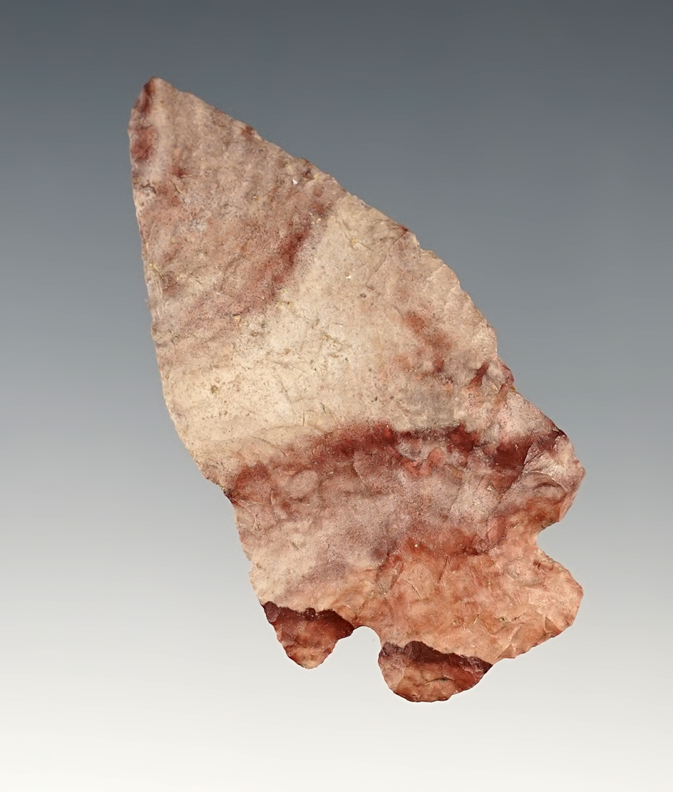 2 3/8" Ohio Pentagonal made from colorful Flint Ridge Nethers. Comes with a Bennett COA.