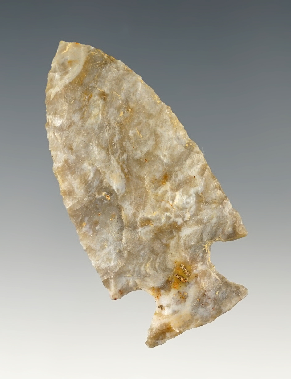 Well made 2 1/8" Intrusive Mound found in Stark Co., Ohio.