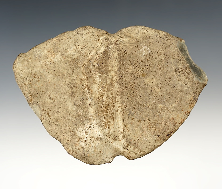 4" wide Tie-On Atlatl Weight found in Indiana. Ex. Earl Townsend collection.