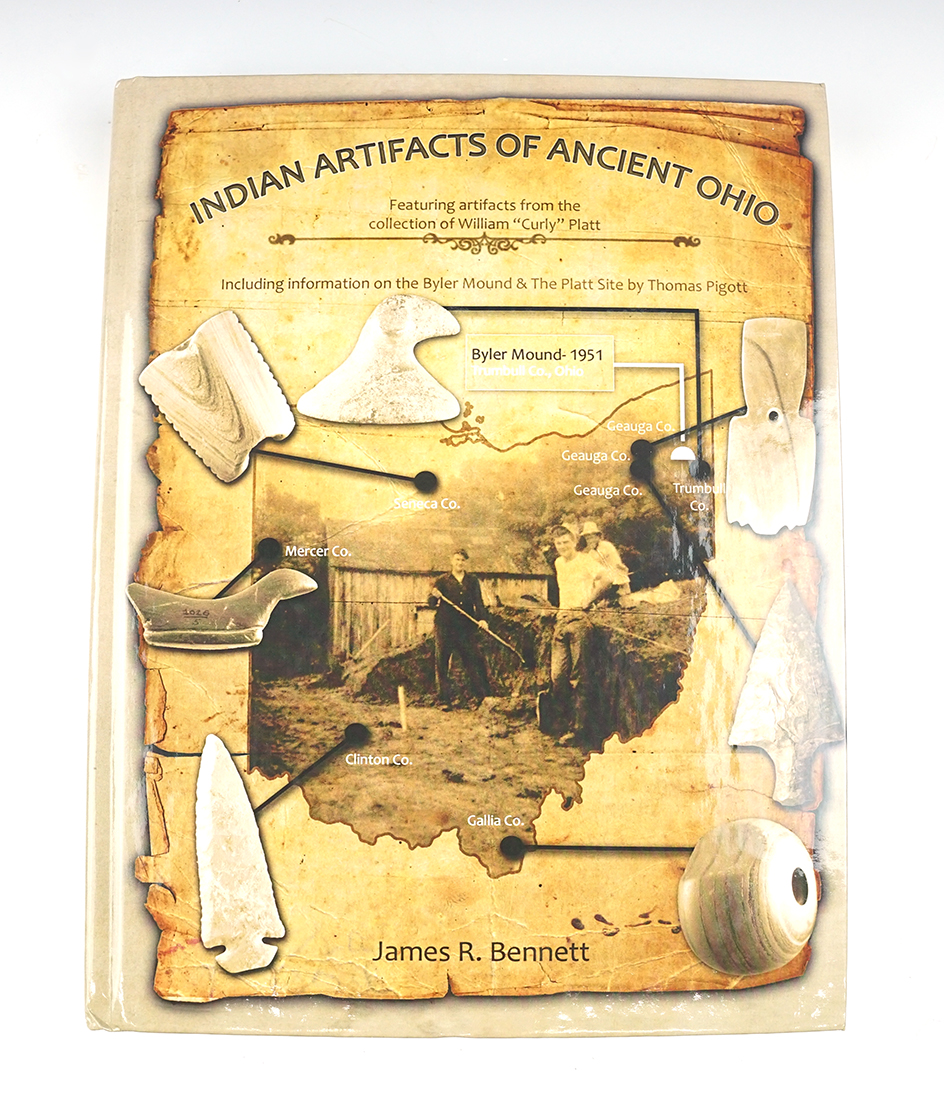 Indian Artifacts of Ancient Ohio Hardback book by Jim Bennett. Excellent condition.
