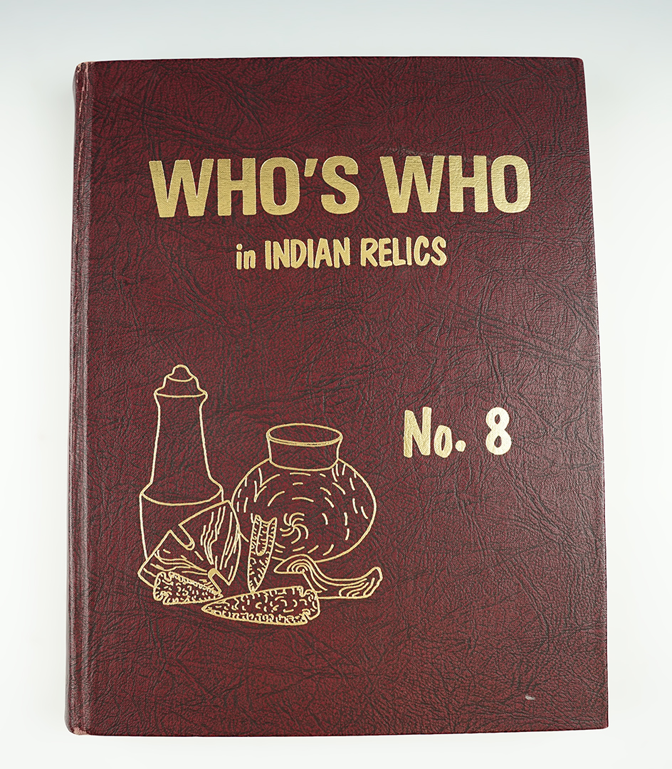 Book: "Who's Who in Indian Relic No. 8". Some wear on the cover along the spine.